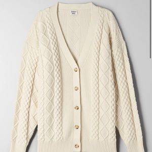 Green long cardigan best quality